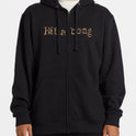 Mogul Zip Hoodie - Black