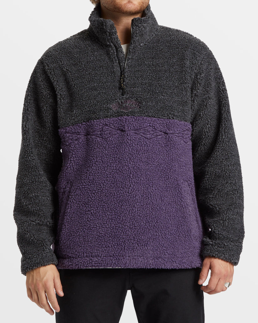 Boundary Tombstone Half-Zip Pullover - Black Heather