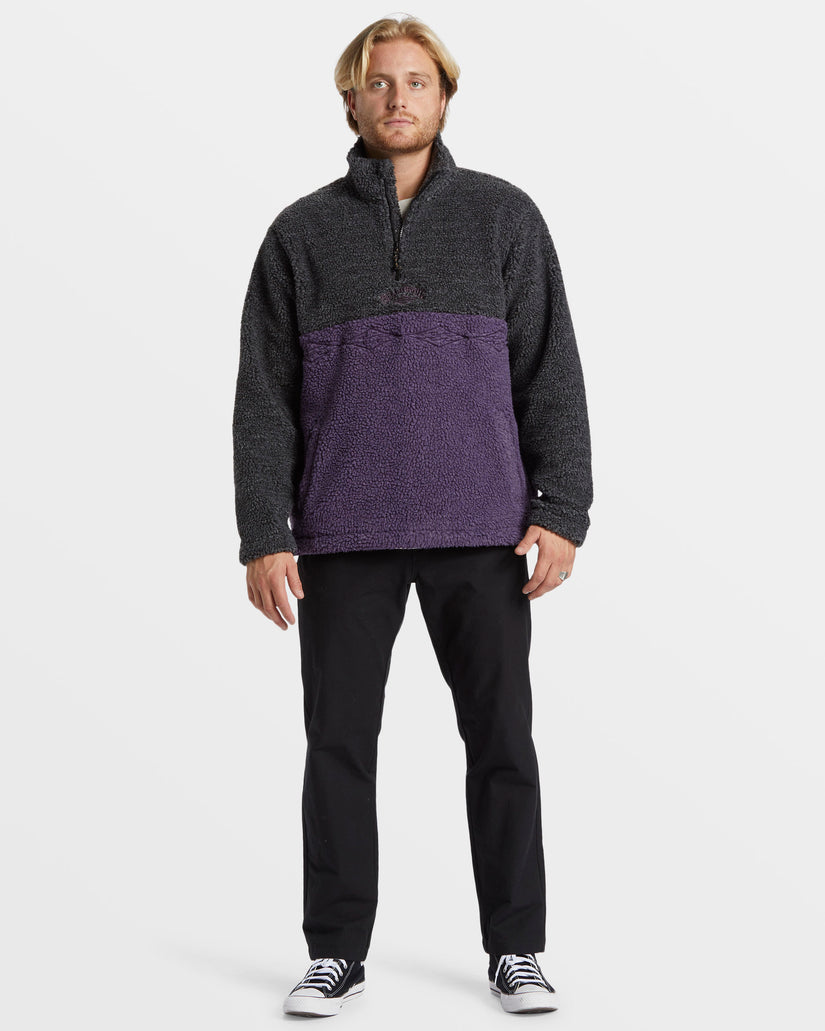 Boundary Tombstone Half-Zip Pullover - Black Heather