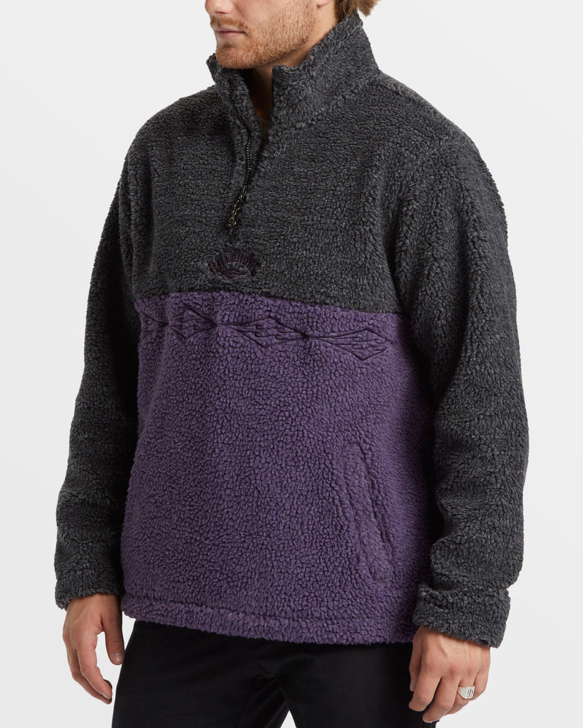 Boundary Tombstone Half-Zip Pullover - Black Heather