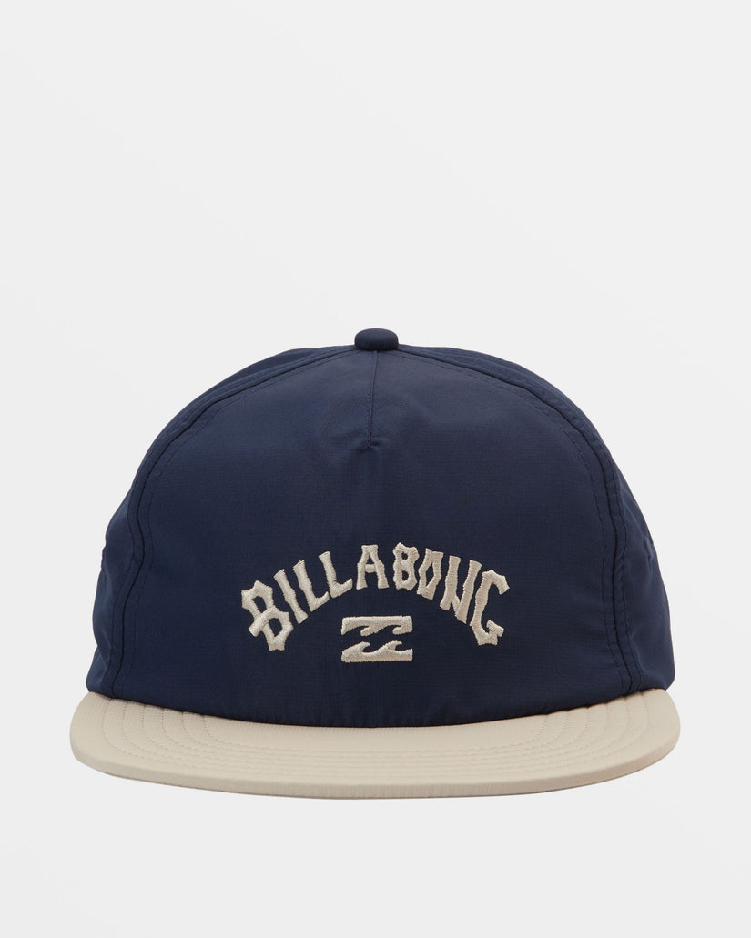 Arch Team Snapback Hat - Navy/Khaki