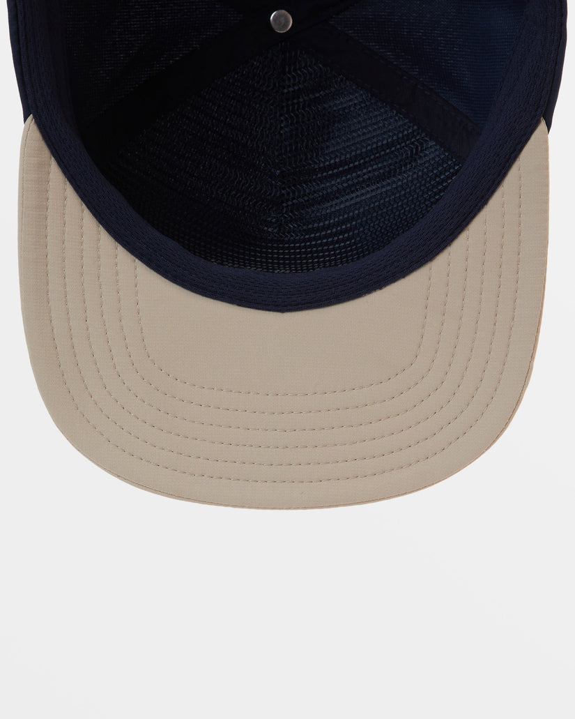 Arch Team Snapback Hat - Navy/Khaki