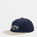 Arch Team Snapback Hat - Navy/Khaki