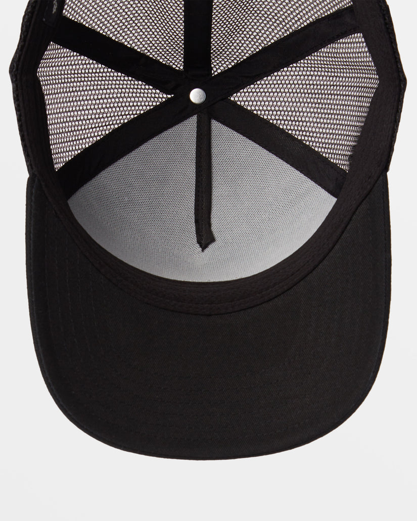 Stacked Trucker Hat - Black