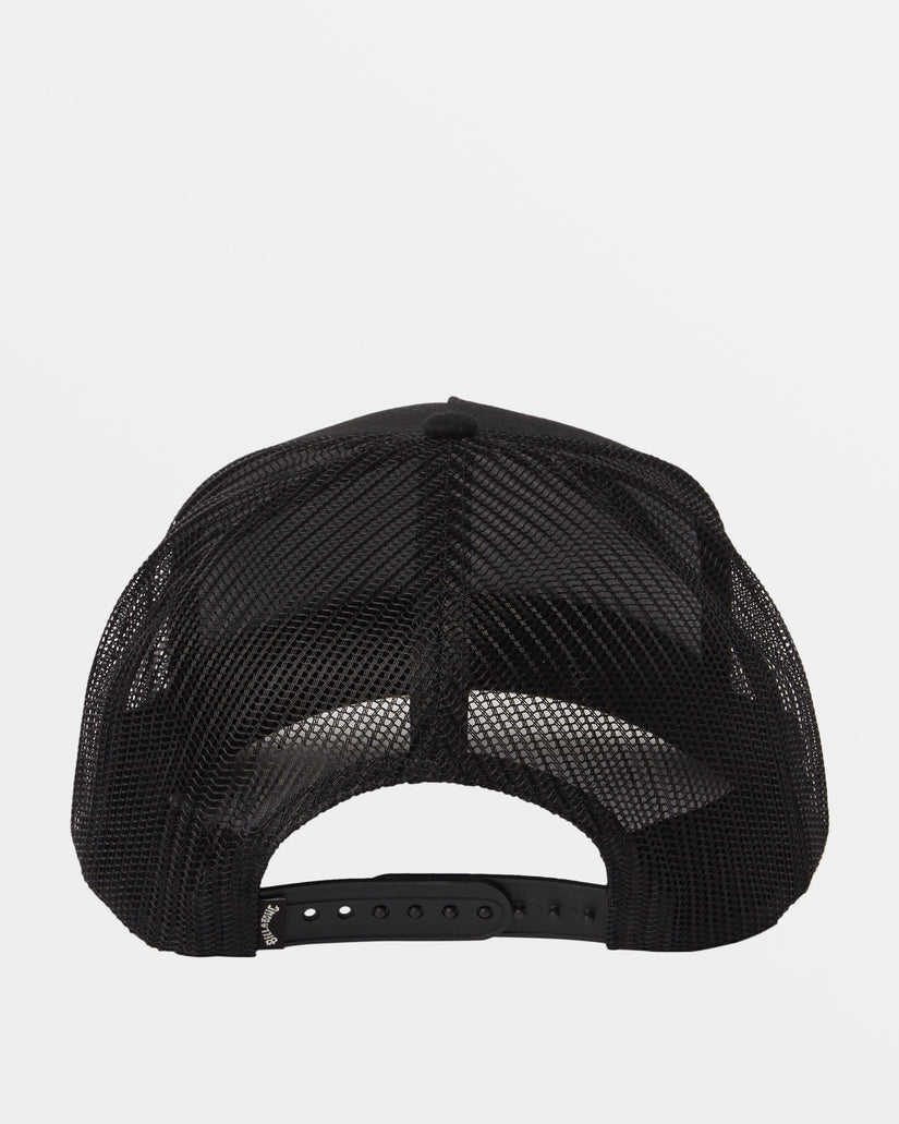 Stacked Trucker Hat - Black