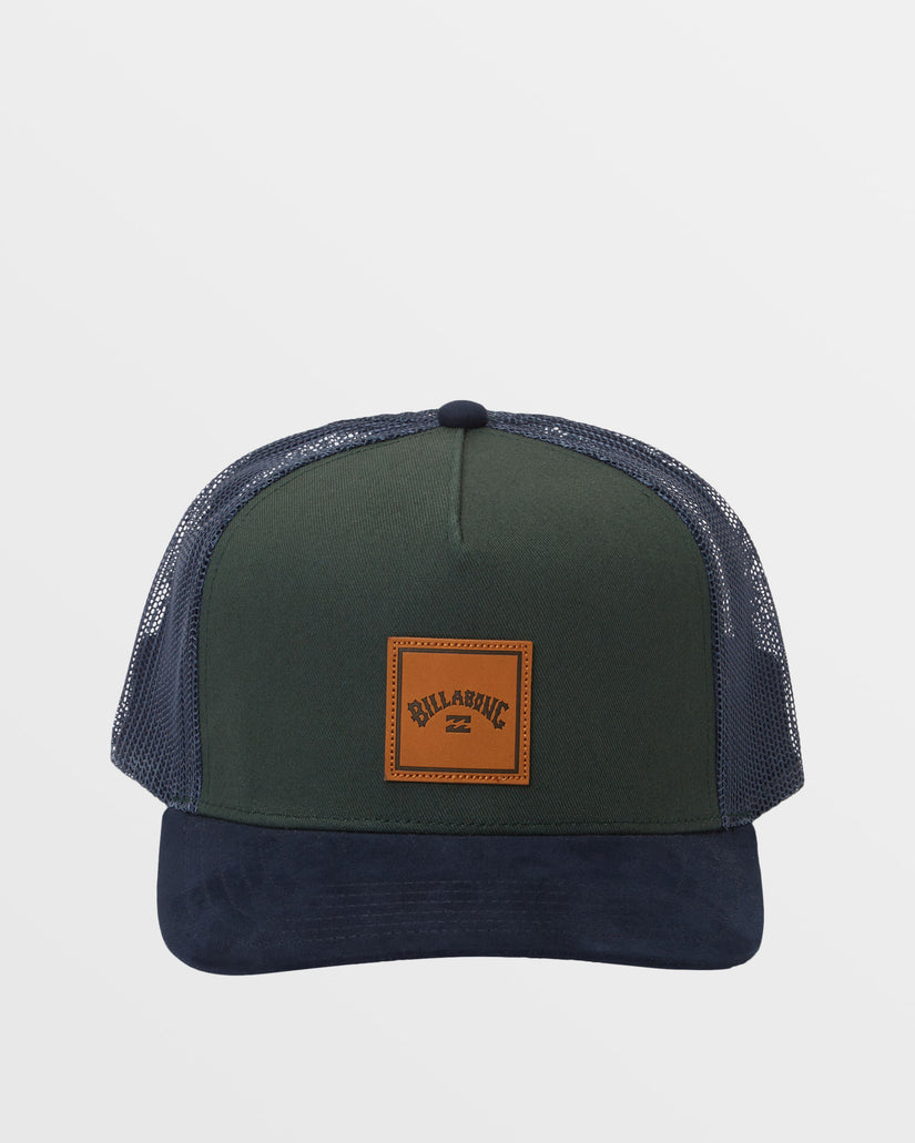 Stacked Trucker Hat - Forest Green