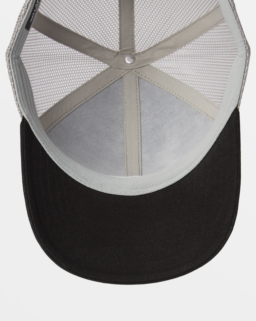 Walled Trucker Hat - Black