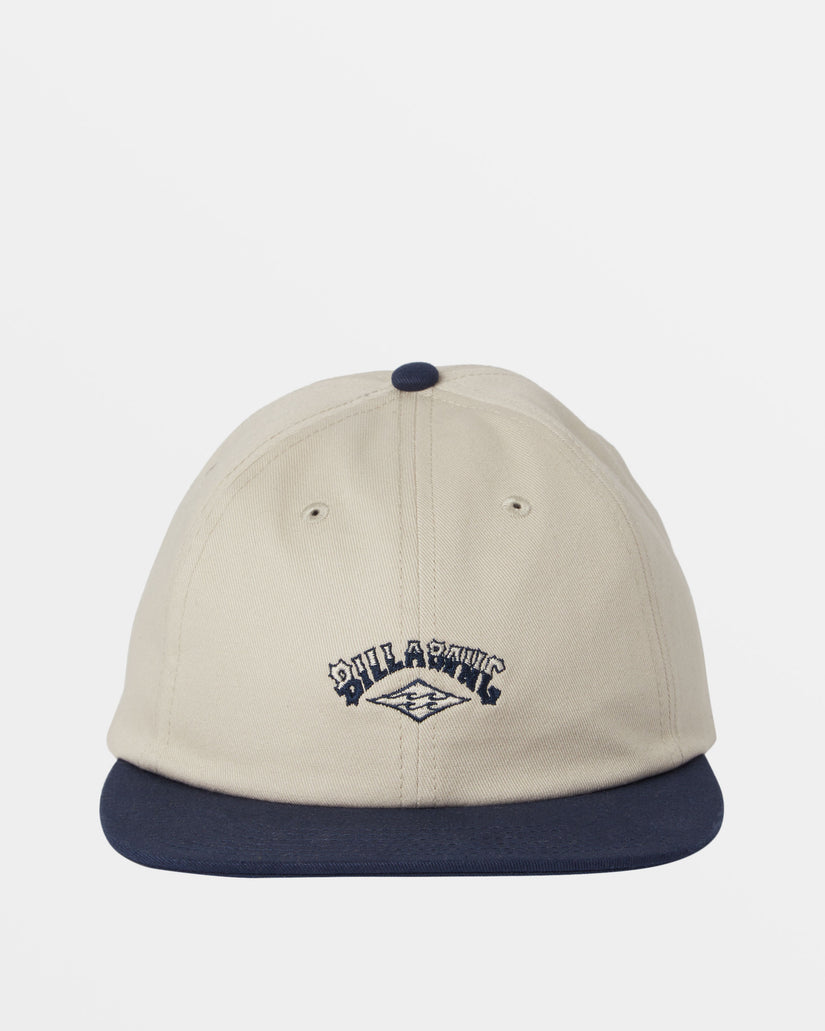 Global Arch Baseball Hat - Navy/Khaki