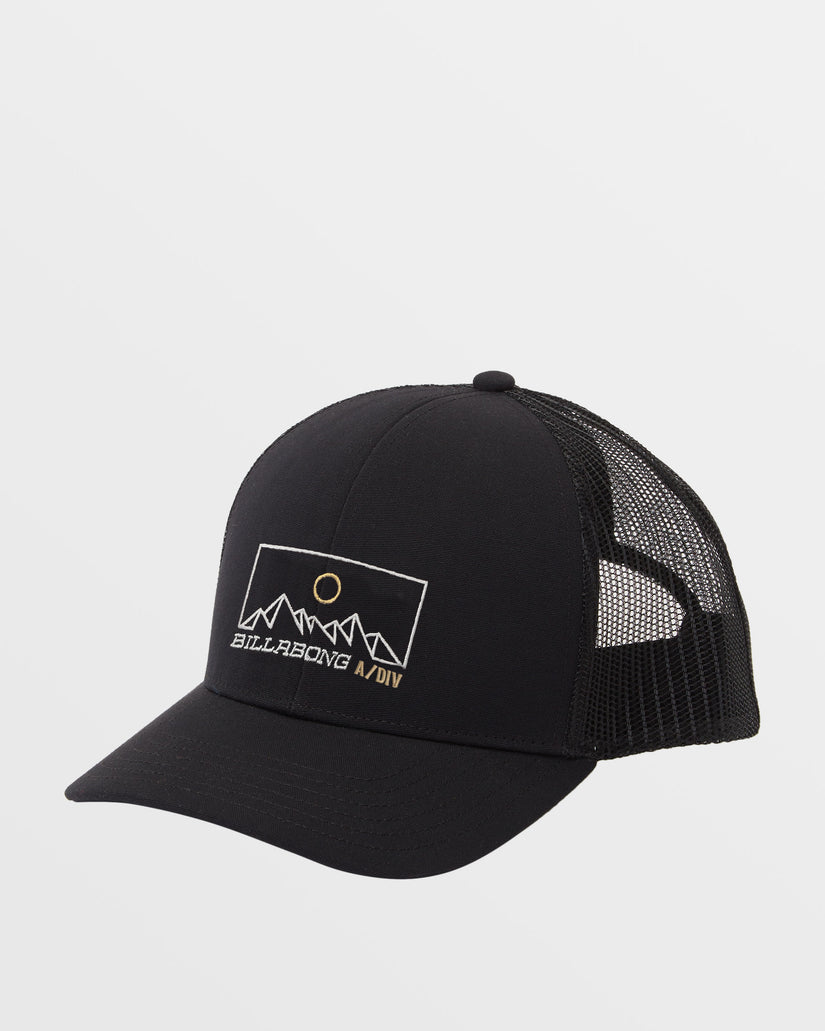 A/Div Range Trucker Hat - Black