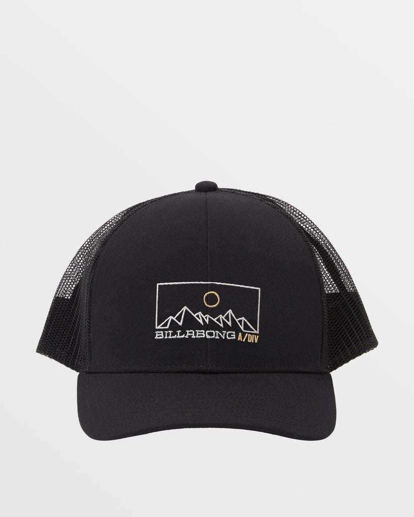 A/Div Range Trucker Hat - Black