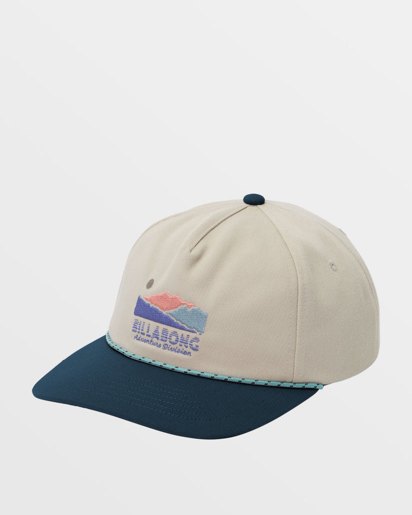 A/Div Strapback Hat - Navy/Khaki