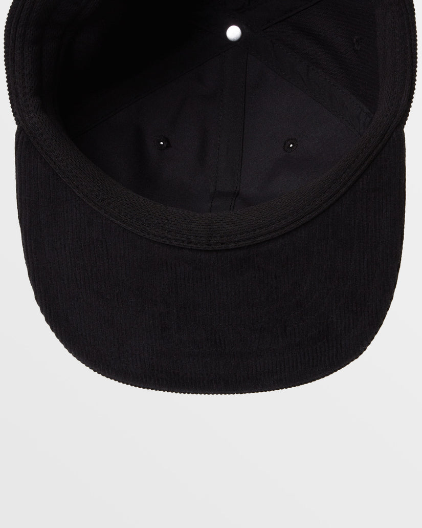 Base Snapback Hat - Black