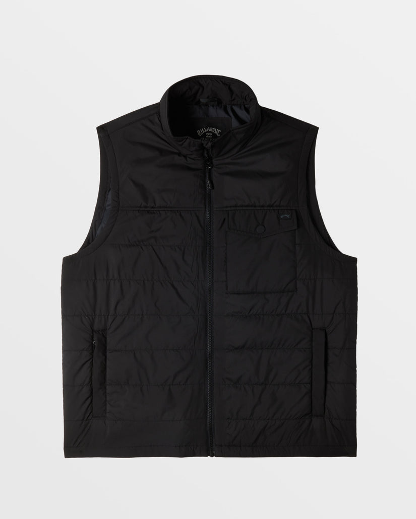 Prism Quilted Vest - Black