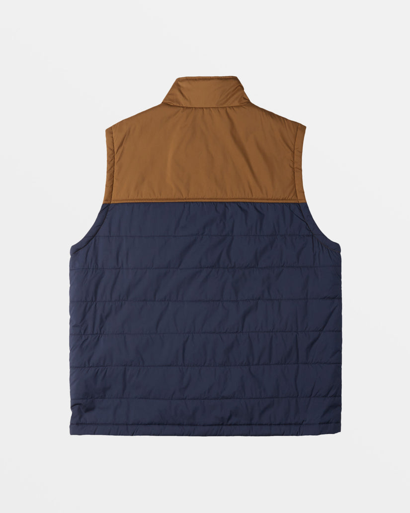 Prism Quilted Vest - Dusty Navy