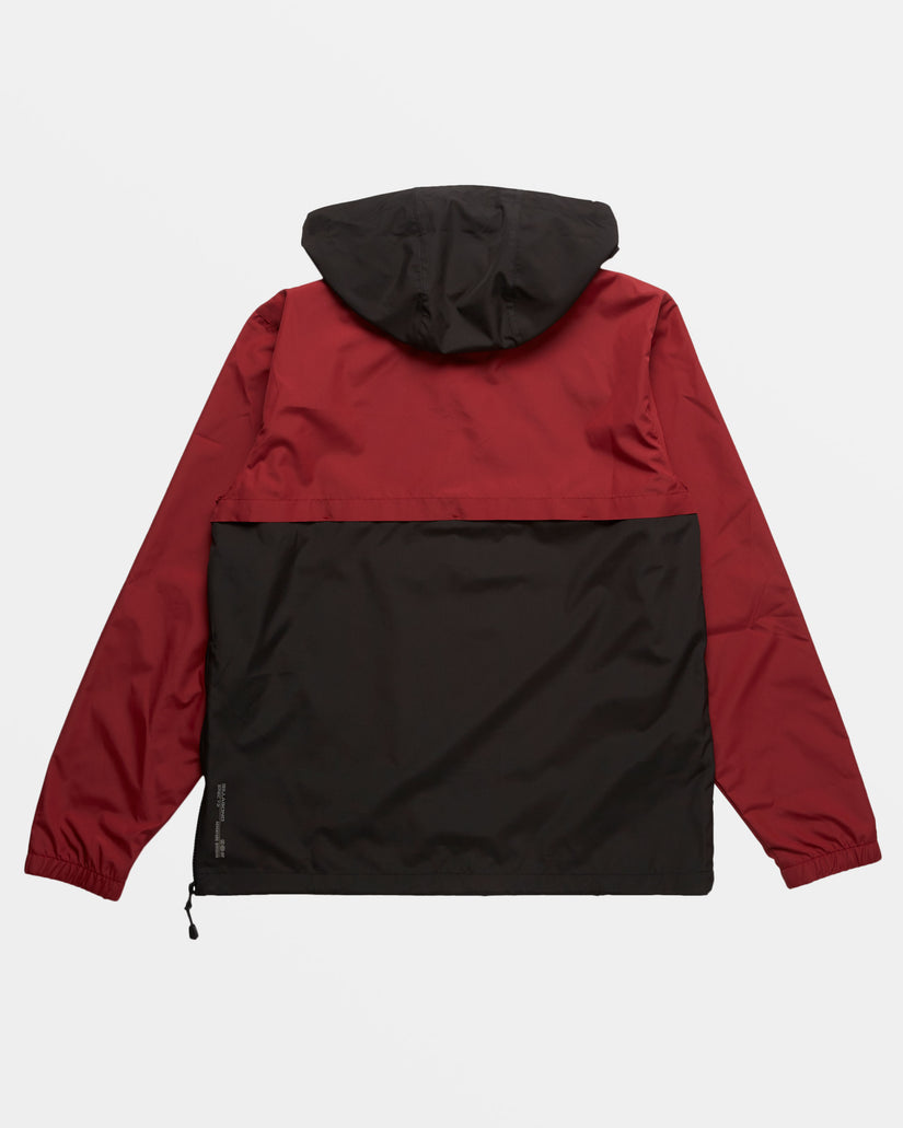 Spec 73 Windswell Half-Zip Windbreaker - Dusty Red