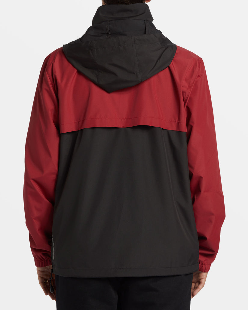 Spec 73 Windswell Half-Zip Windbreaker - Dusty Red