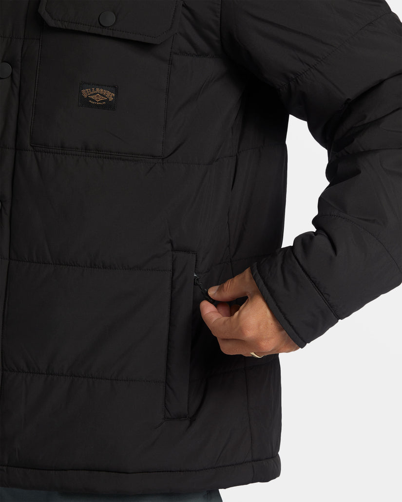 Montana Buttoned Jacket - Black