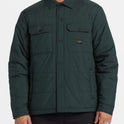 Montana Buttoned Jacket - Forest Green