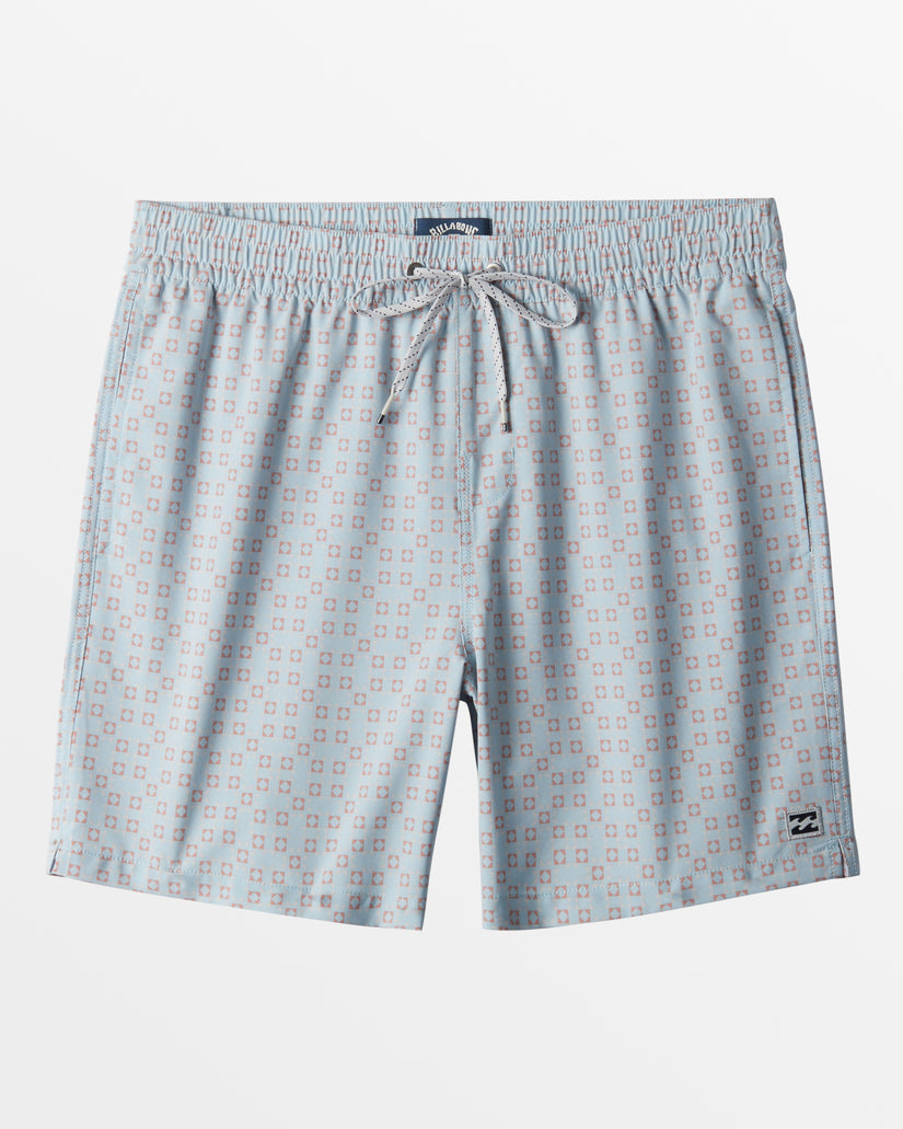 Sundays Layback 17" Swim Trunks - Ash Blue