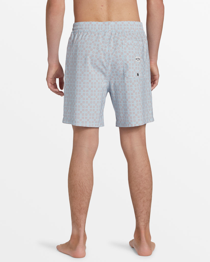 Sundays Layback 17" Swim Trunks - Ash Blue