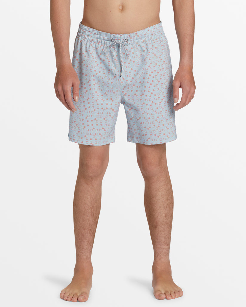 Sundays Layback 17" Swim Trunks - Ash Blue