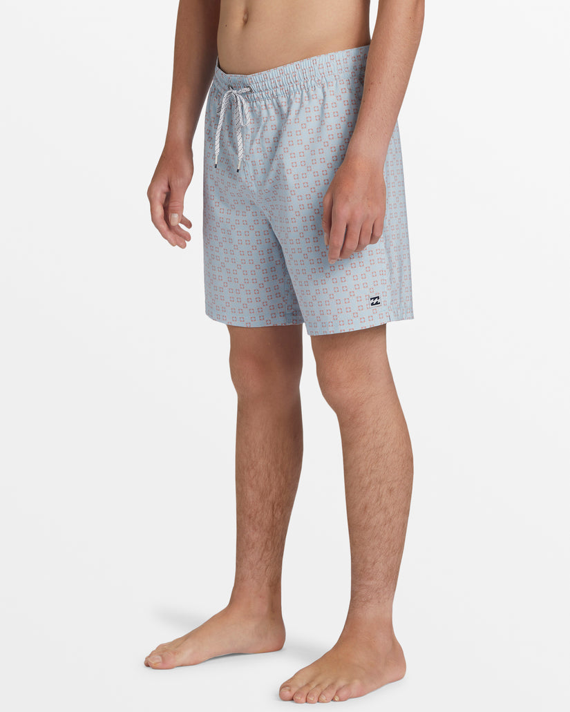 Sundays Layback 17" Swim Trunks - Ash Blue