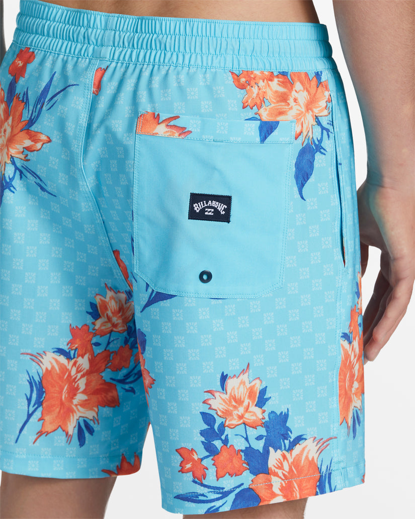 Sundays Layback 17" Swim Trunks - Bay Blue