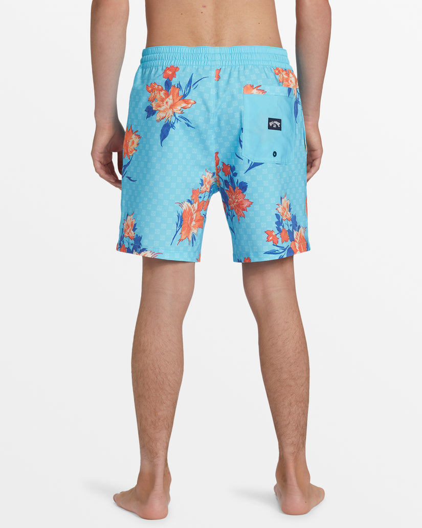 Sundays Layback 17" Swim Trunks - Bay Blue