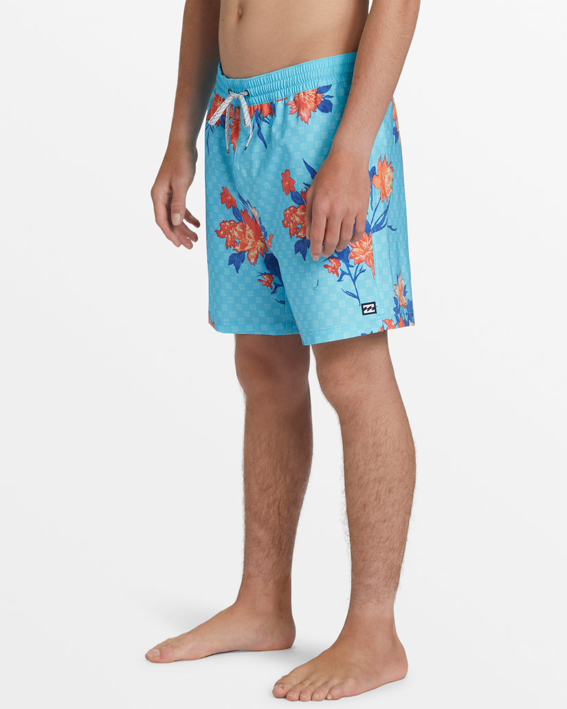 Sundays Layback 17" Swim Trunks - Bay Blue