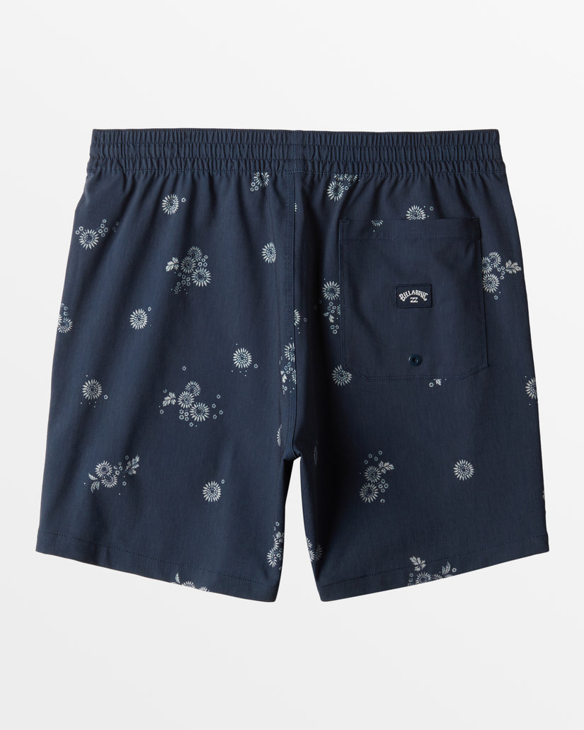 Sundays Layback 17" Swim Trunks - Denim Blue