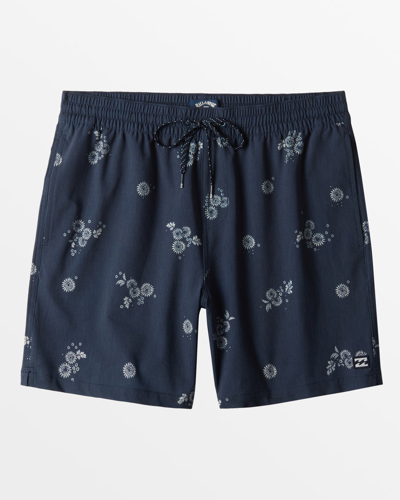 Sundays Layback 17" Swim Trunks - Denim Blue