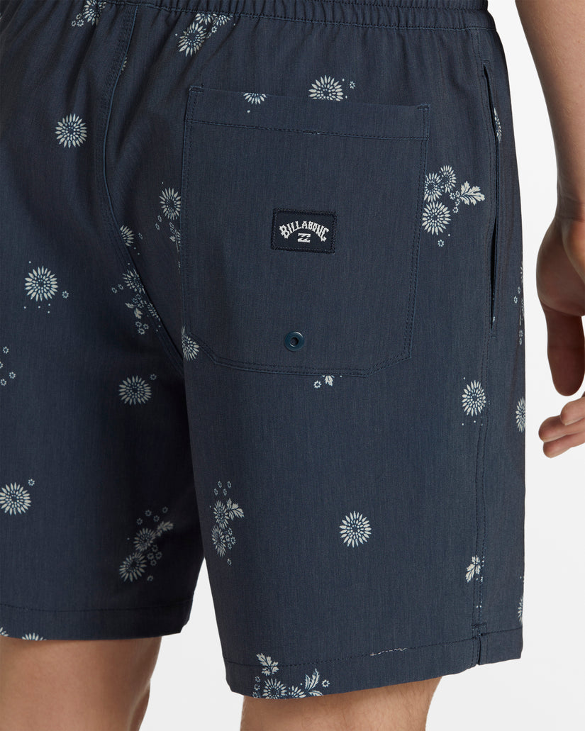 Sundays Layback 17" Swim Trunks - Denim Blue