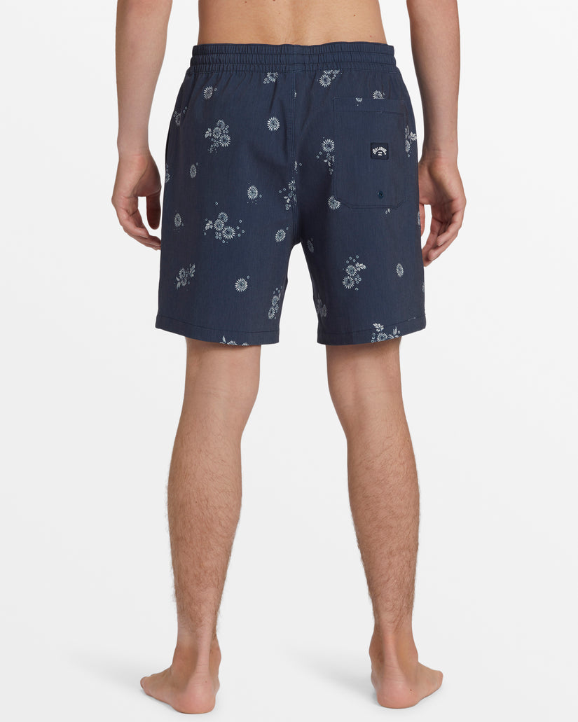 Sundays Layback 17" Swim Trunks - Denim Blue