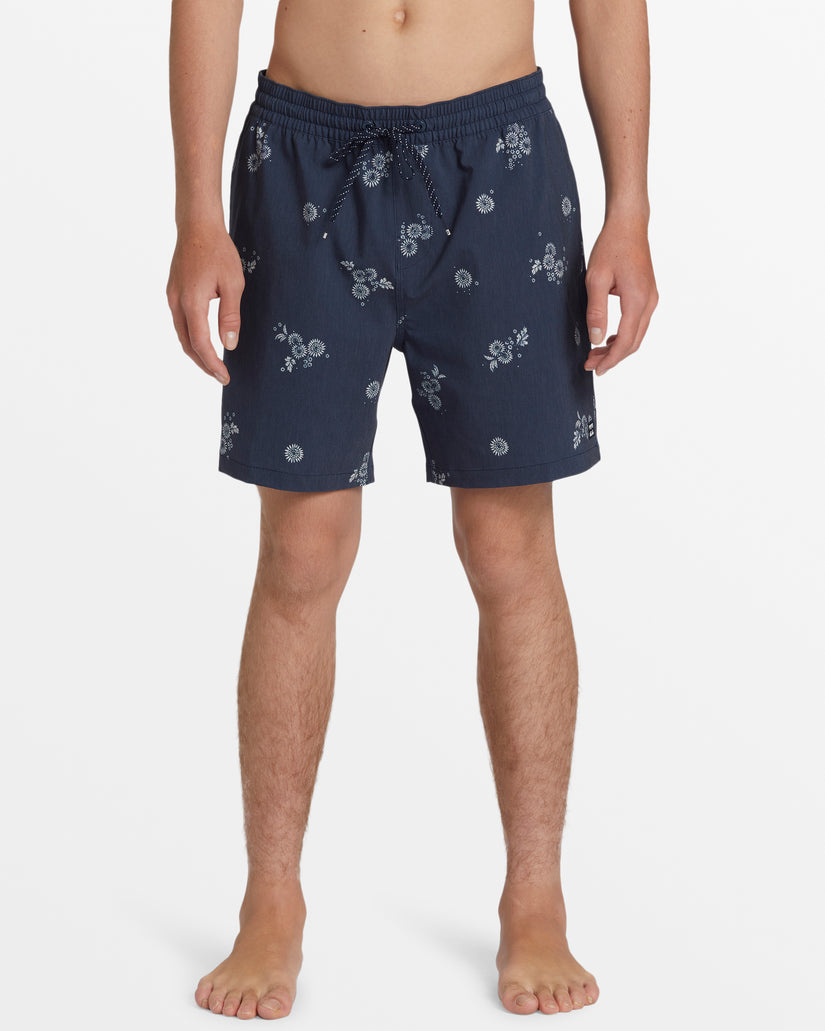 Sundays Layback 17" Swim Trunks - Denim Blue