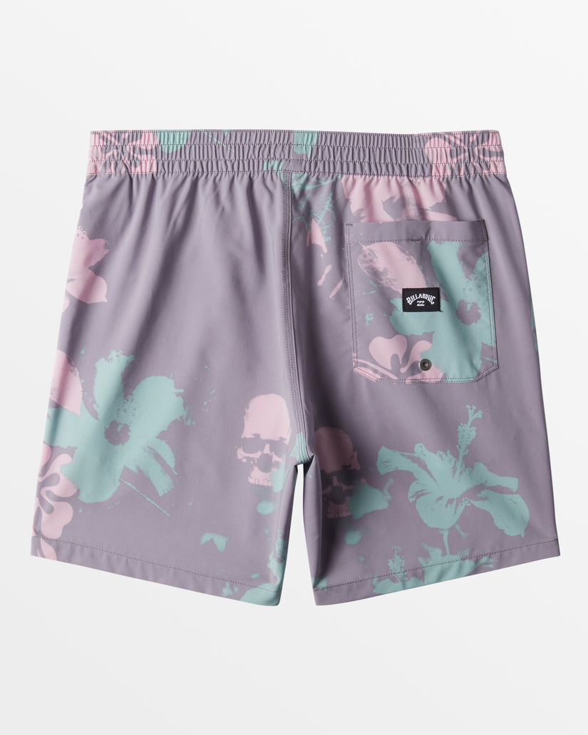 Sundays Layback 17" Swim Trunks - Purple Ash