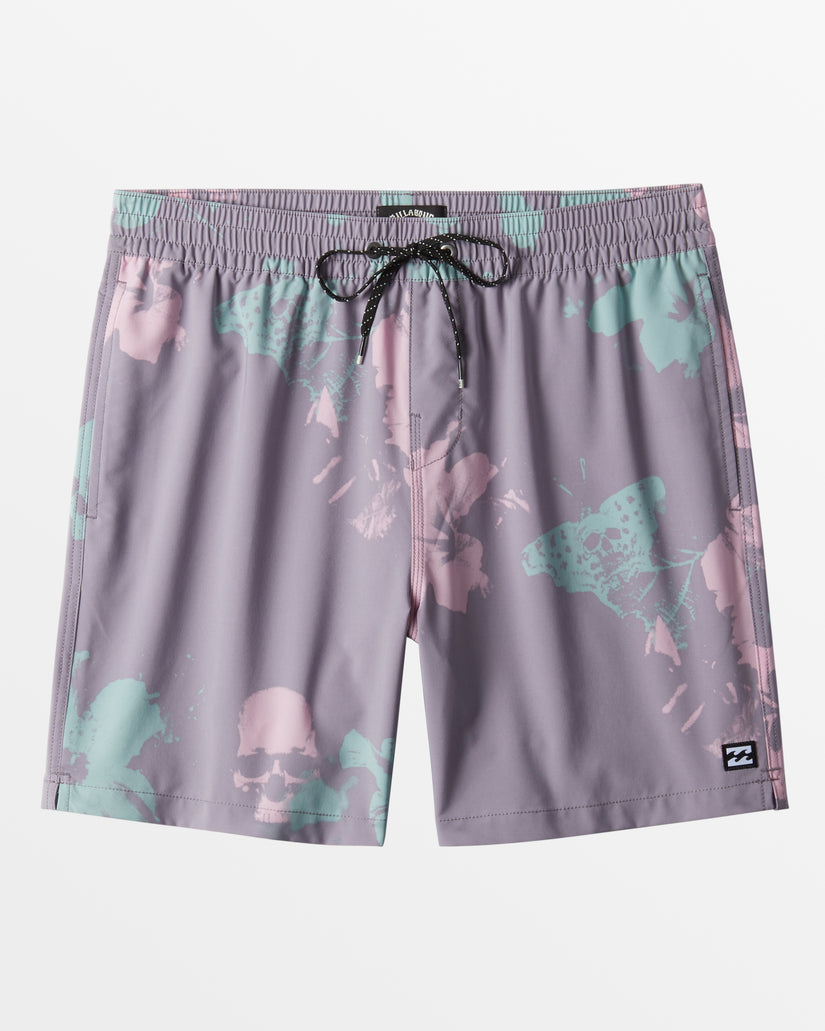 Sundays Layback 17" Swim Trunks - Purple Ash