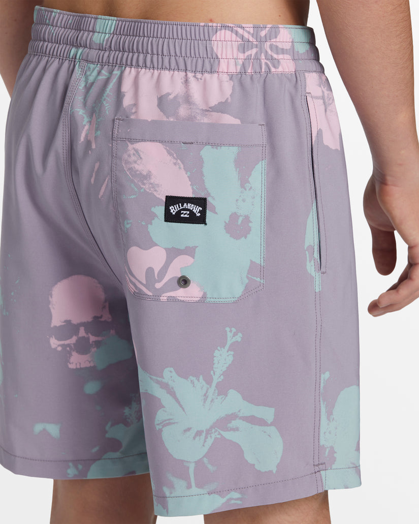 Sundays Layback 17" Swim Trunks - Purple Ash