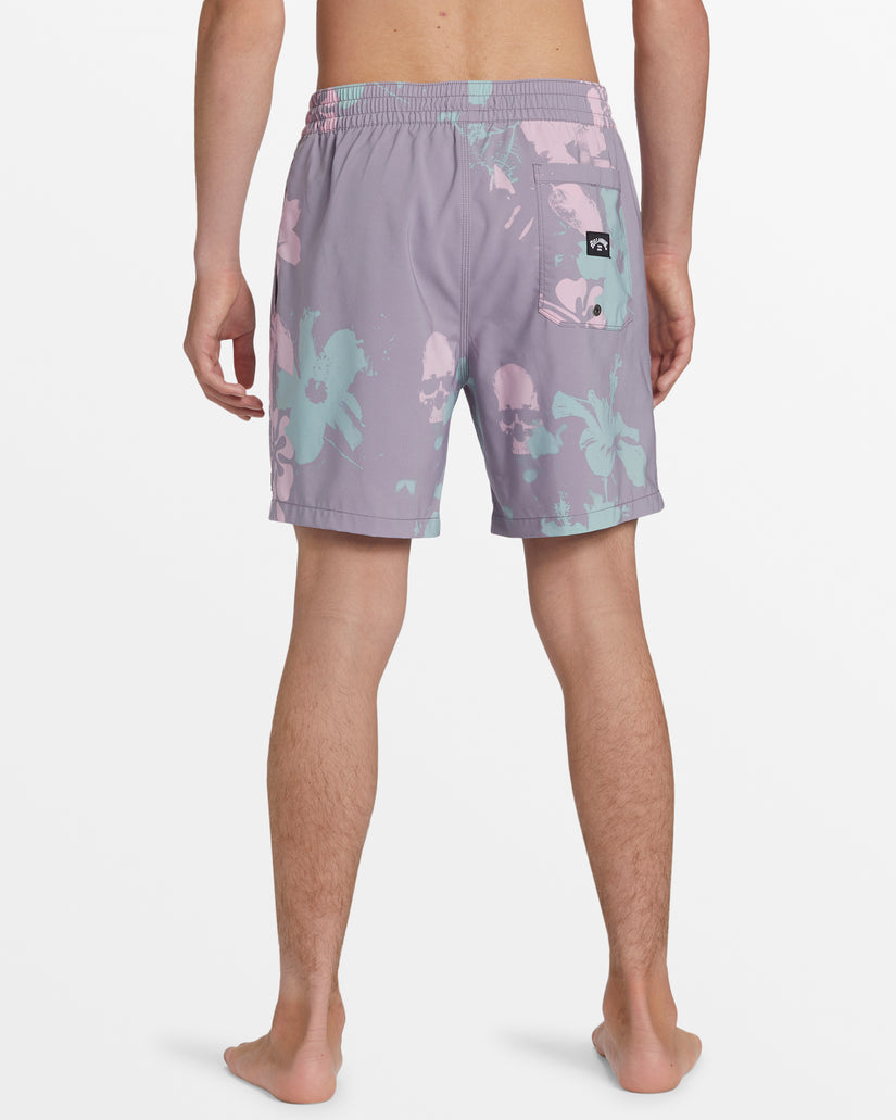 Sundays Layback 17" Swim Trunks - Purple Ash