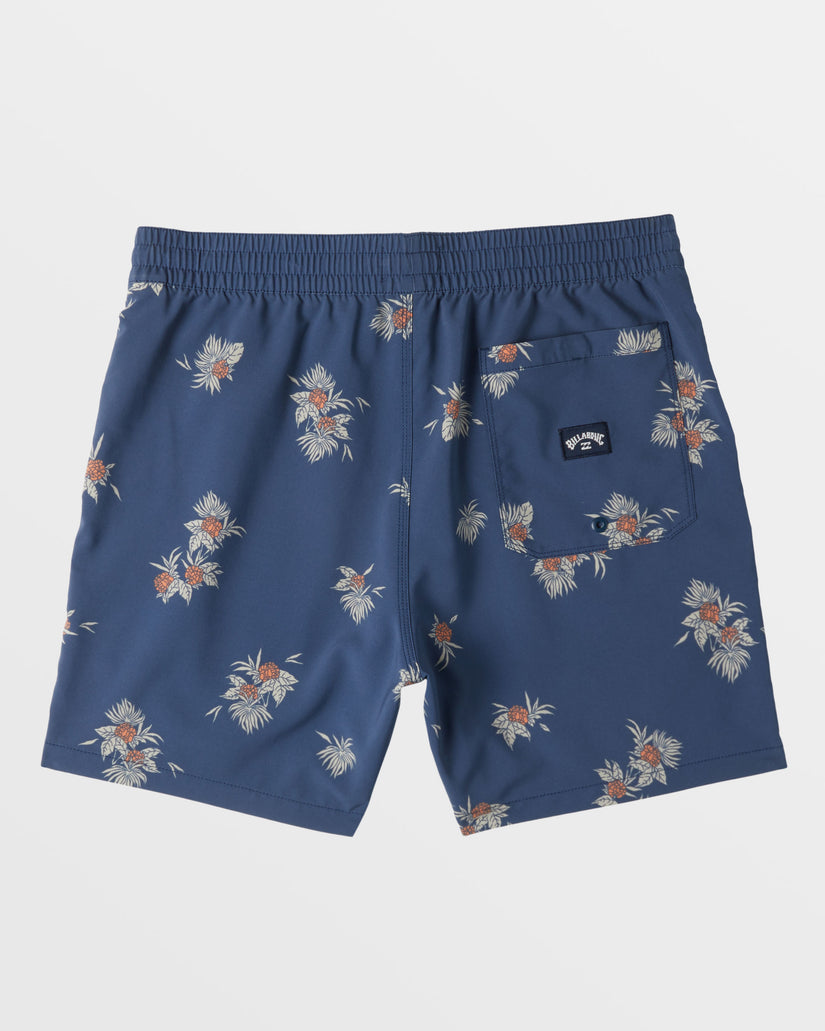 Sundays Layback 17" Swim Trunks - Slate Blue