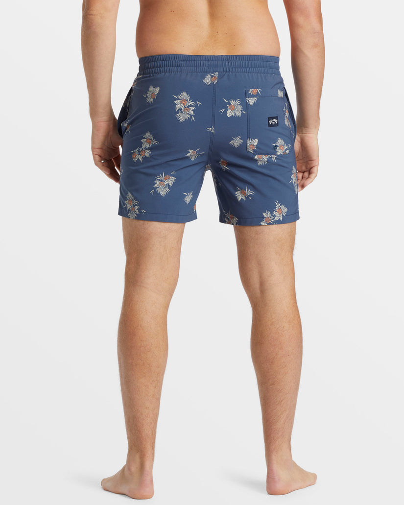 Sundays Layback 17" Swim Trunks - Slate Blue