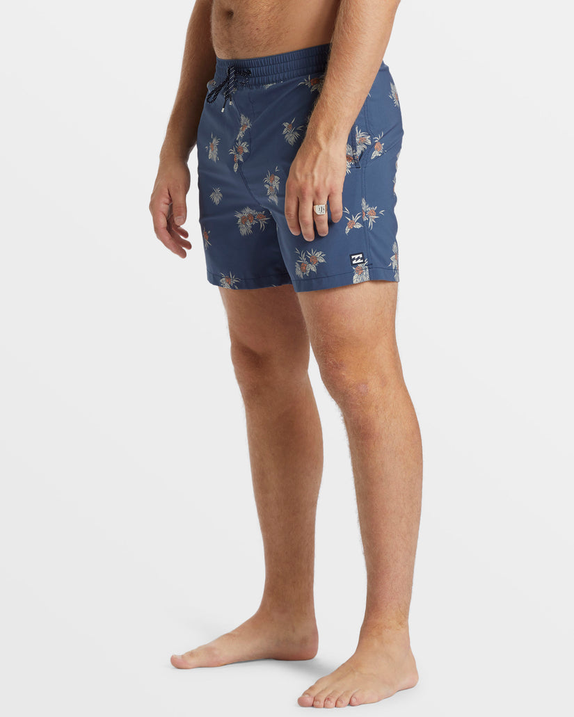 Sundays Layback 17" Swim Trunks - Slate Blue