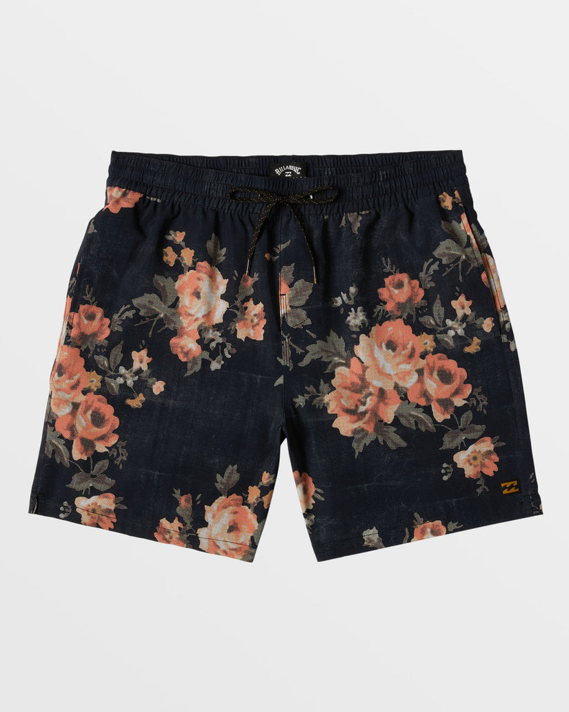 Sundays Layback 17" Swim Trunks - Washed Black