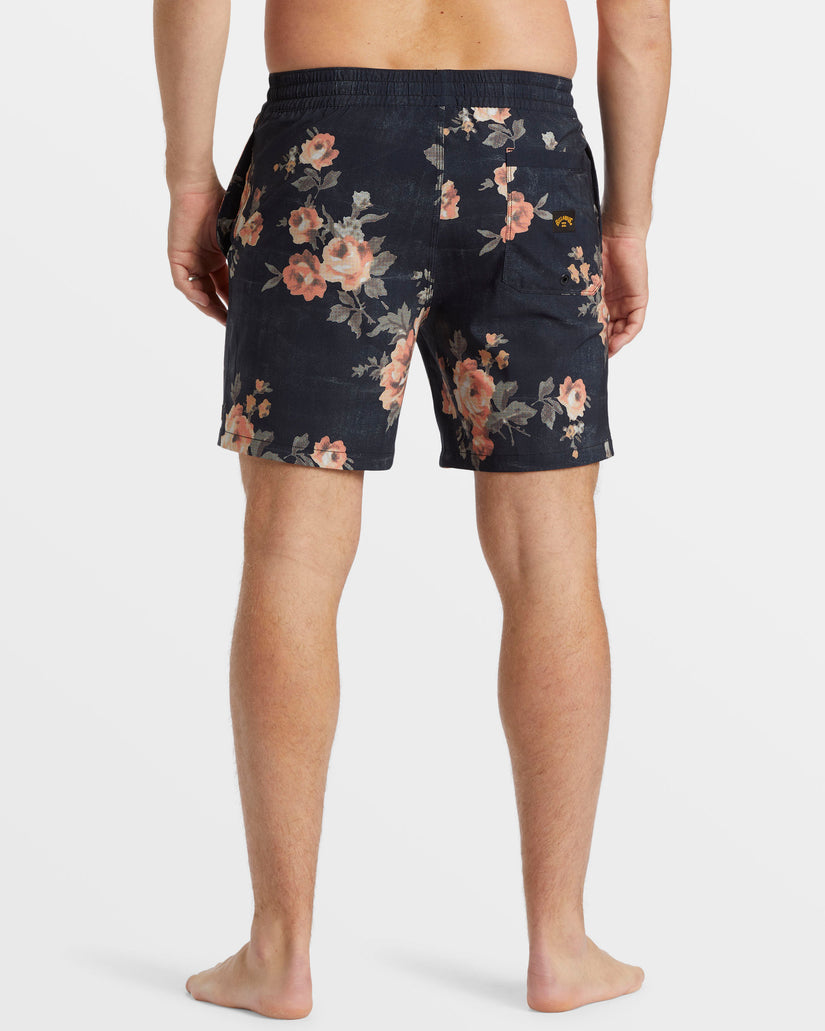 Sundays Layback 17" Swim Trunks - Washed Black