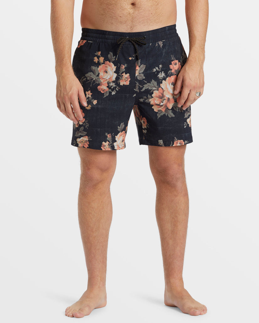 Sundays Layback 17" Swim Trunks - Washed Black