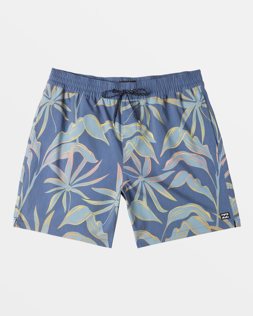 Sundays Layback 17" Swim Trunks - Washed Blue