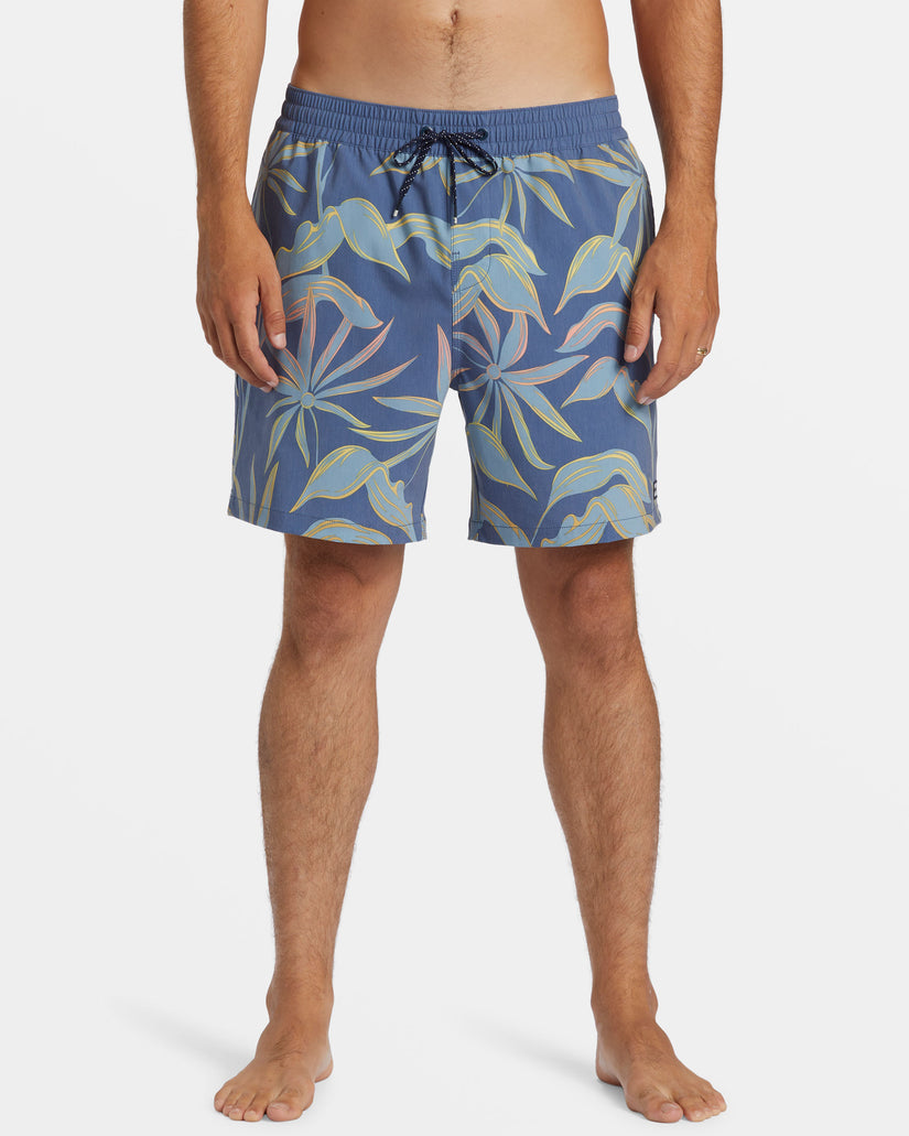 Sundays Layback 17" Swim Trunks - Washed Blue