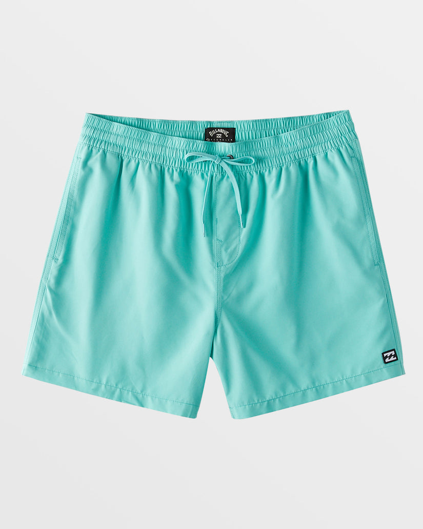 All Day Layback 16" Swim Trunks - Poolside Blue