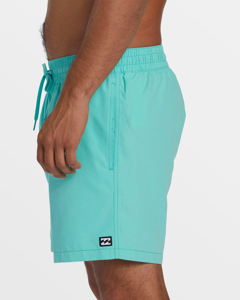 All Day Layback 16" Swim Trunks - Poolside Blue