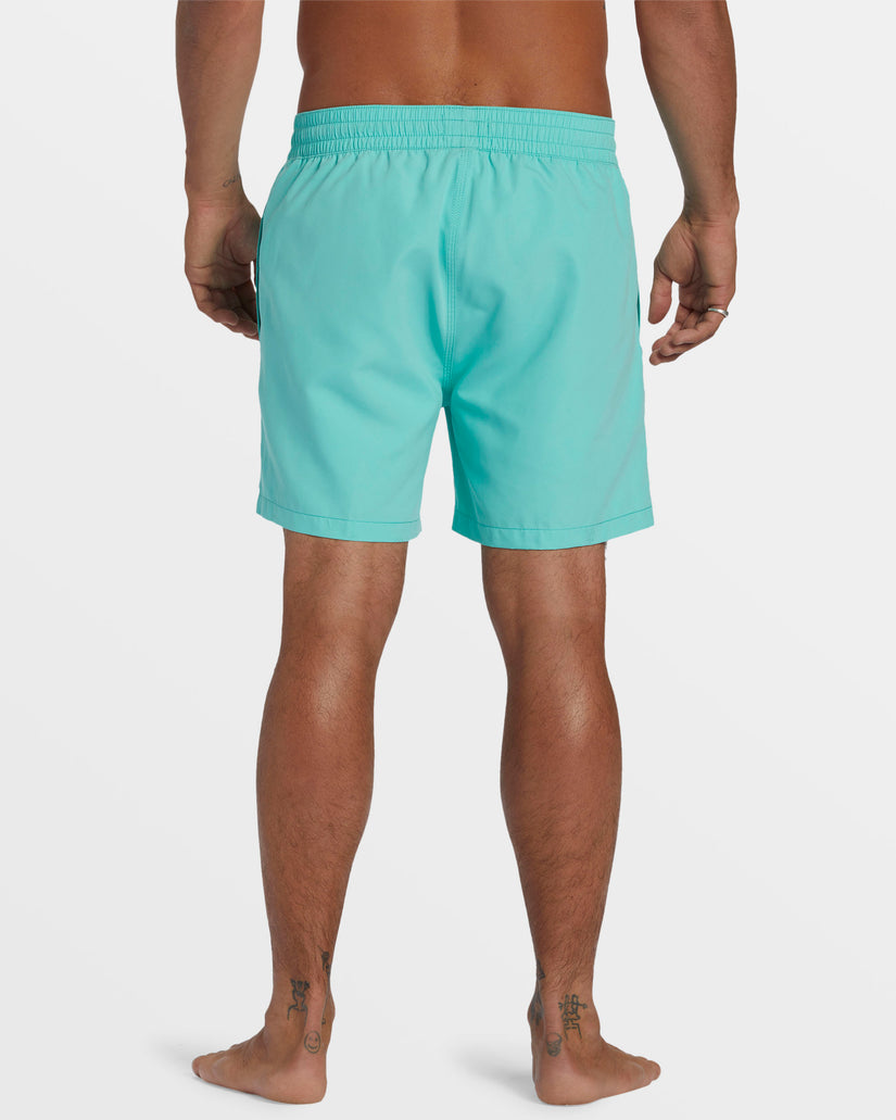 All Day Layback 16" Swim Trunks - Poolside Blue