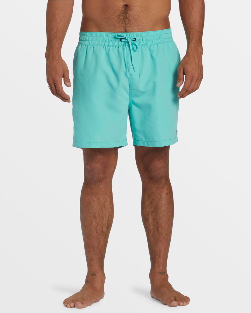 All Day Layback 16" Swim Trunks - Poolside Blue